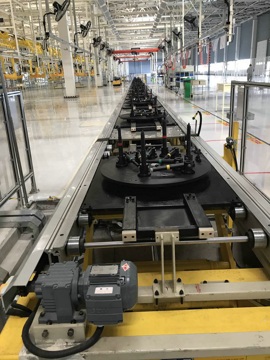 發(fā)動機分裝輥道